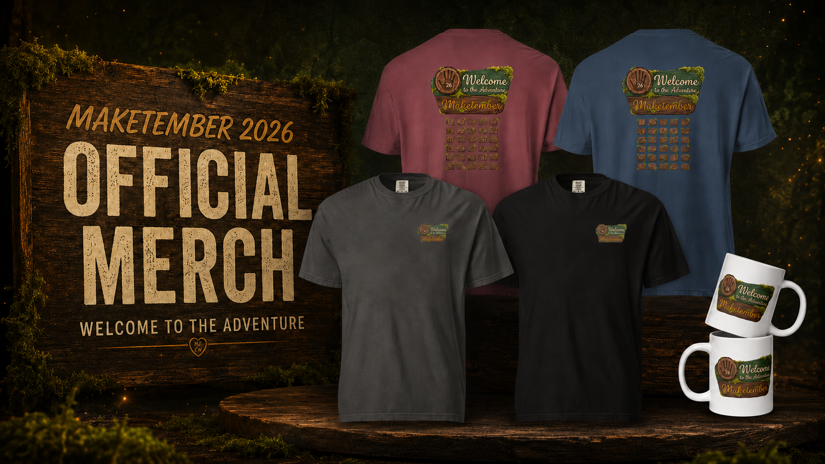 Maketember 2026 Official Merch — Welcome to the Adventure